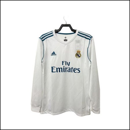 Camiseta retro de manga larga del Real Madrid 17/18