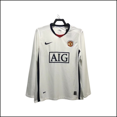 Manchester United - Maillot retro extérieur manches longues 08/09